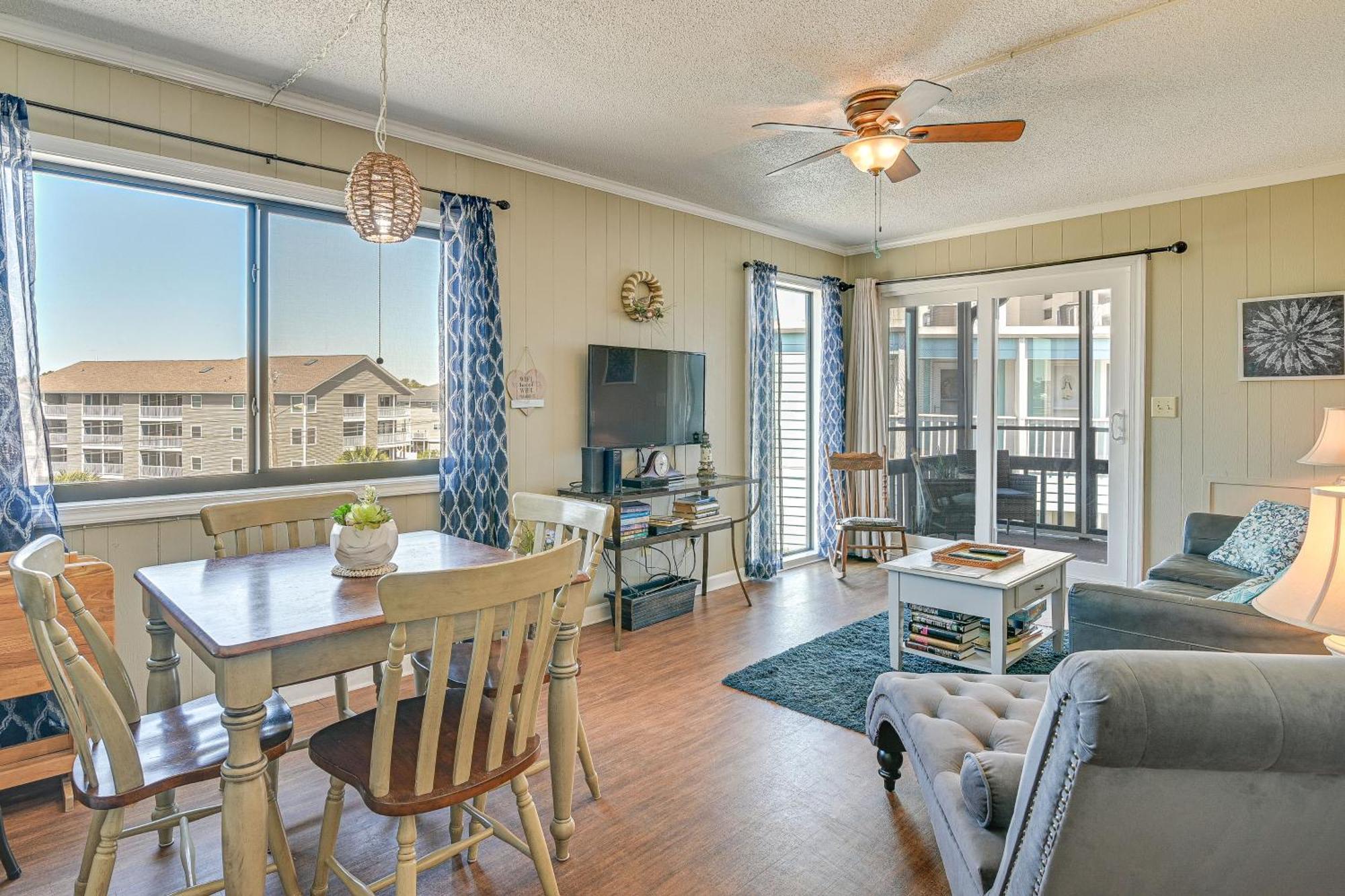 Coastal Condo On Beach With Community Pool Access! Myrtle Beach Exteriör bild